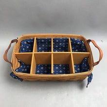 Load image into Gallery viewer, Vintage 1993 Longaberger Pantry Basket #12327 - (14X9X4.5) Leather Handles &amp; Liner
