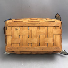 Load image into Gallery viewer, Vintage 1993 Longaberger Pantry Basket #12327 - (14X9X4.5) Leather Handles &amp; Liner
