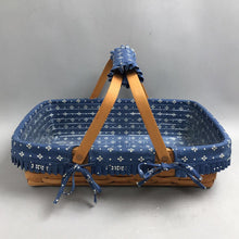 Load image into Gallery viewer, Longaberger 1992 Gathering Basket Double Handle Liner &amp; Protector (4x18x12)
