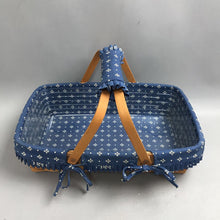 Load image into Gallery viewer, Longaberger 1992 Gathering Basket Double Handle Liner &amp; Protector (4x18x12)
