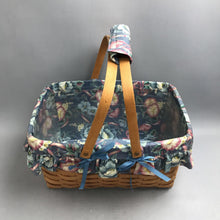 Load image into Gallery viewer, Longaberger KKW 1991 Double Handles Basket with Liner &amp; Protector (8x16x12)
