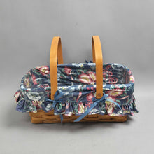 Load image into Gallery viewer, Longaberger Basket w/ Liner &amp; Protector (~6x15x10)

