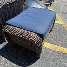 Load image into Gallery viewer, Brown Wicker Ottoman (16x30x20)
