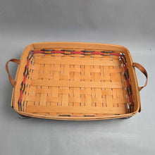 Load image into Gallery viewer, Longaberger 2000 Hostess Serving Tray w/ Insert (4x19.5x14) (As-Is)
