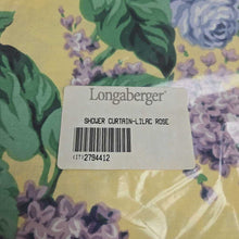 Load image into Gallery viewer, Longaberger Lilac Rose Shower Curtain
