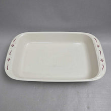 Load image into Gallery viewer, Longaberger Woven Tradition Heritage Red Baking Dish (16x9.5) (As-Is)
