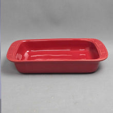 Load image into Gallery viewer, Longaberger Woven Traditions Paprika Red Baking Dish (~11x7)
