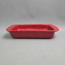 Load image into Gallery viewer, Longaberger Woven Traditions Paprika Red Baking Dish (~11x7)
