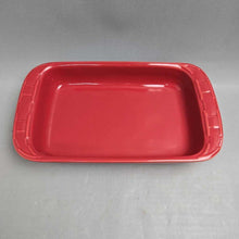 Load image into Gallery viewer, Longaberger Woven Traditions Paprika Red Baking Dish (~11x7)
