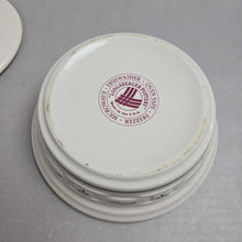 Load image into Gallery viewer, Longaberger Woven Traditions (Red) Round Covered Casserole Baking Dish (~2.5x8.25)

