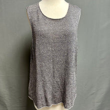 Load image into Gallery viewer, Eileen Fisher Navy Marled Sleeveless Knit Top (XL)
