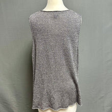Load image into Gallery viewer, Eileen Fisher Navy Marled Sleeveless Knit Top (XL)
