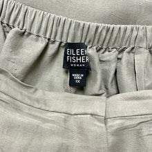 Load image into Gallery viewer, Eileen Fisher Stone Gray Silk Wide Leg Pants (1X)
