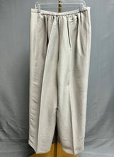 Load image into Gallery viewer, Eileen Fisher Stone Gray Silk Wide Leg Pants (1X)
