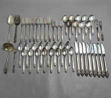 Load image into Gallery viewer, Oneida 'Distinction' Silverplate Flatware Set - 50pc
