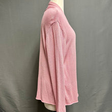 Load image into Gallery viewer, Eileen Fisher Baby Pink Silk Blend Knit Open Front Cardigan (1X)
