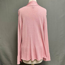 Load image into Gallery viewer, Eileen Fisher Baby Pink Silk Blend Knit Open Front Cardigan (1X)

