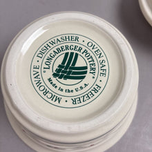 Load image into Gallery viewer, Longaberger Pottery Small Covered Dish - Traditional Holly (~3x5.75)
