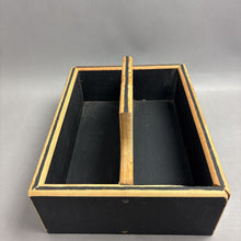 Load image into Gallery viewer, Black Wooden Caddy (7x14x11)
