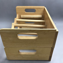 Load image into Gallery viewer, Bamboo 2-Tier Wine Rack Holds 8 Bottles (10x16x11)

