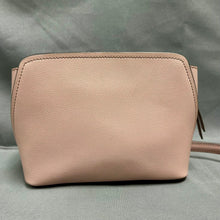 Load image into Gallery viewer, Calvin Klein Pale Pink Faux Leather Crossbody Chain Strap Purse (6.5x9.5x3.5")
