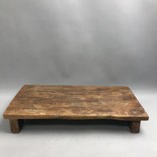 Load image into Gallery viewer, Antique Wooden Chapati Bread Rolling Plate Hand Carved (3x22x11)
