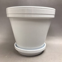 Load image into Gallery viewer, White Terra Cotta Planter Planter (8")
