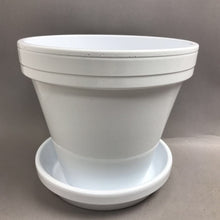 Load image into Gallery viewer, White Terra Cotta Planter Pot (8")
