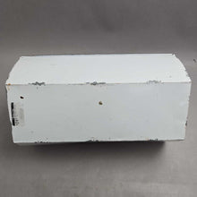 Load image into Gallery viewer, White &amp; Black Metal Caddy (~9x15x9)
