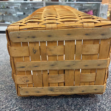 Load image into Gallery viewer, 2001 Longaberger X-Large Laundry Hamper Oval Wastebasket with Protector (22x18x25)
