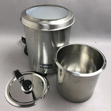 Load image into Gallery viewer, Galaxy 6 Qt. Round Brushed Steel Warmer
