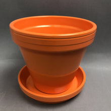 Load image into Gallery viewer, Orange Terra Cotta Planter Pot (6")(2 Available)
