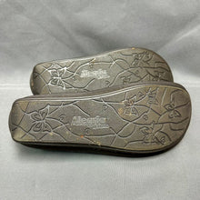 Load image into Gallery viewer, Alegria by PG Lite Paloma Embossed Floral Brown Leather Mary Jane Shoes (6-6.5)
