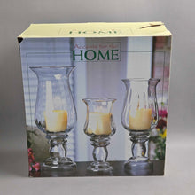 Load image into Gallery viewer, Accents For the Home Glass Candleholders - Set of 3 (16x16x7) (4 Available)
