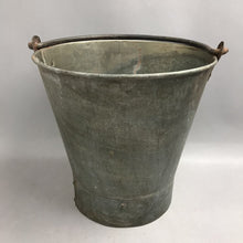 Load image into Gallery viewer, Vintage Heavy Thick Metal Farm Bucket Pail (11")
