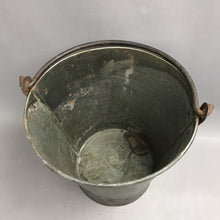 Load image into Gallery viewer, Vintage Heavy Thick Metal Farm Bucket Pail (11")
