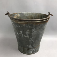 Load image into Gallery viewer, Vintage Rustic Heavy Thick Metal Farm Bucket Pail (11")
