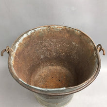 Load image into Gallery viewer, Vintage Rustic Heavy Thick Metal Dairy Bucket Pail (11")
