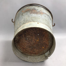 Load image into Gallery viewer, Vintage Rustic Heavy Thick Metal Dairy Bucket Pail (11")

