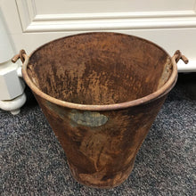 Load image into Gallery viewer, Vintage Rustic Heavy Thick Metal Farm Bucket Pail (15")
