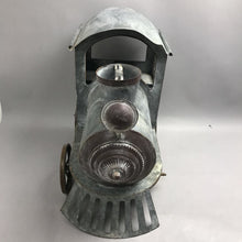 Load image into Gallery viewer, Rustic Galvanized Steel Train Model Railroad Decor (17x20x10)(As Is)
