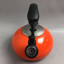 Load image into Gallery viewer, Rachael Ray Orange Whistling Tea Kettle Enamel Stainless Steel Ergonomic Handle
