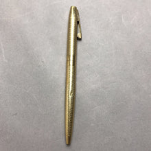 Load image into Gallery viewer, Vintage Sheaffer 23K Gold Electroplated Ballpoint Pen Blue Ink White Dot USA (5")
