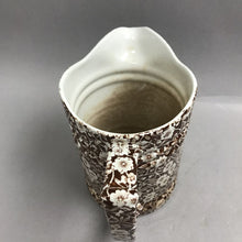 Load image into Gallery viewer, Calico Brown Staffordshire Crownford 40 oz Ceramic Pitcher
