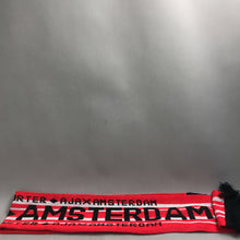 Load image into Gallery viewer, AFC Ajax Amsterdam Red &amp; White Soccer Scarf (64")
