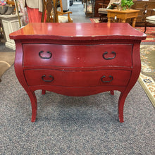 Load image into Gallery viewer, Distressed Red 2 Drawer Dresser (30x33x18)
