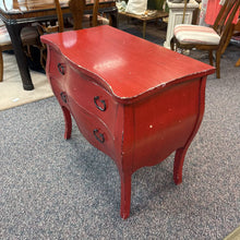 Load image into Gallery viewer, Distressed Red 2 Drawer Dresser (30x33x18)
