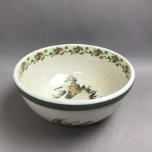 Load image into Gallery viewer, Portmeirion Birds of Britain Little Egret Large Serving Bowl (11")
