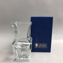 Load image into Gallery viewer, Vintage Cristal de Sevres France Small Clear Vase (5") Box
