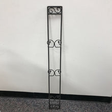 Load image into Gallery viewer, Vertical 3 Tier Plate Hanging Wall Rack Black Metal Collectible Display (43")
